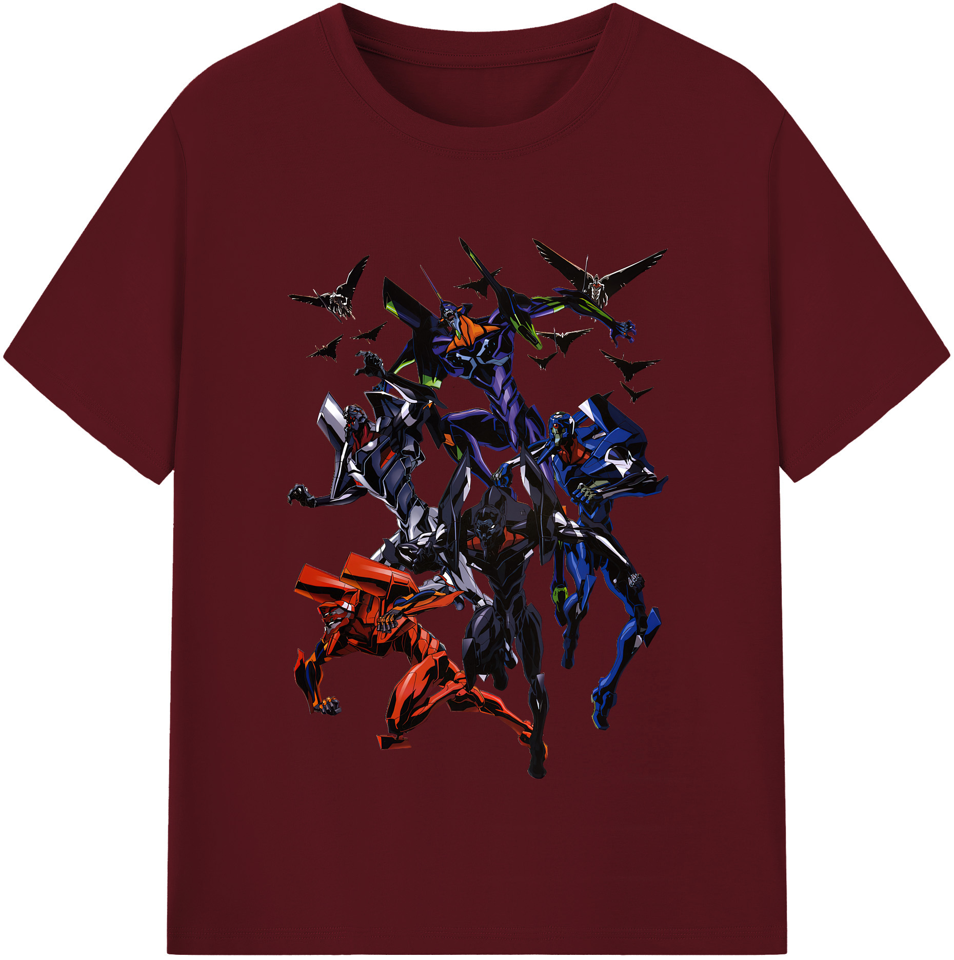 （画像用） EVA 新世紀エヴァンゲリオン 綿100％半袖Tシャツ（フロントプリント）